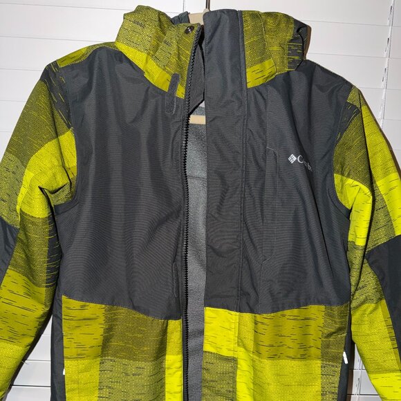 Columbia Omni Tech Interchange 2 In 1 Winter Jacket Boys Medium 10/12 - Picture 3 of 16